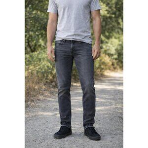AG Adriano Goldschmied Everett Slim Straight Jeans size 36x33 Light Black